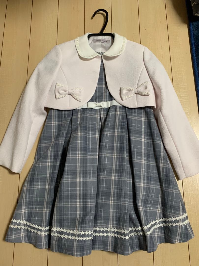 入学式　女の子　フォーマルワンピース　サイズ130