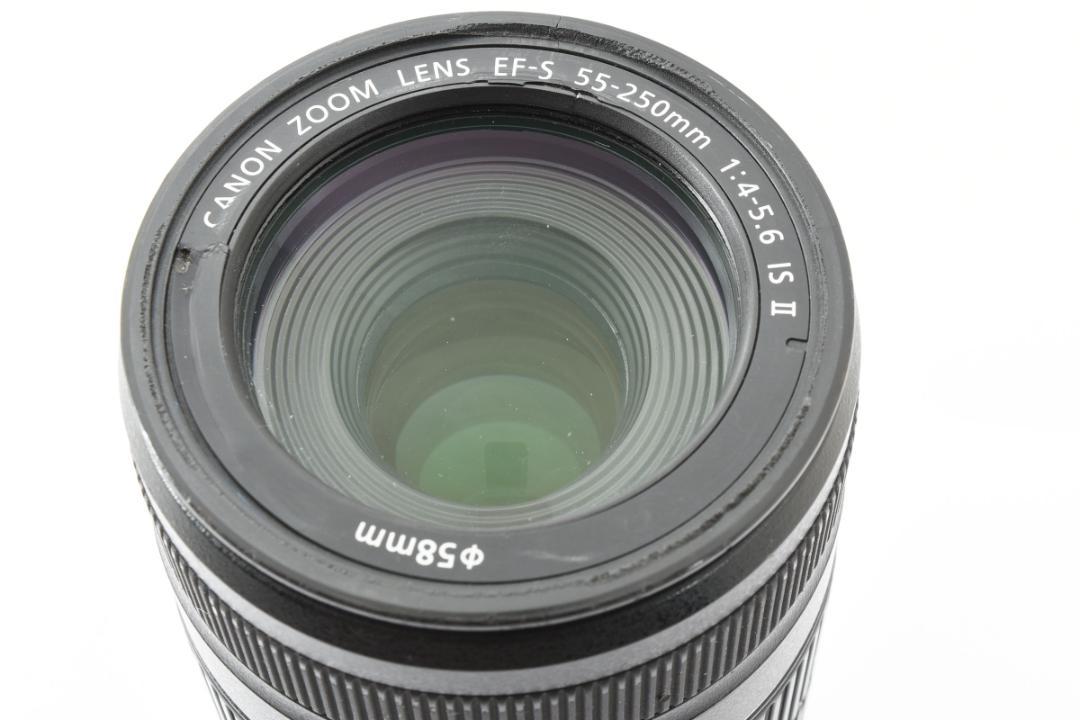 F57】Canon EF-S 55-250mm IS Ⅱ 望遠レンズ 破損あり