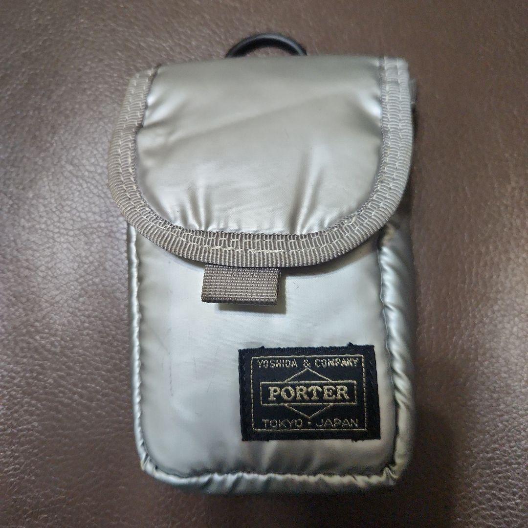 美品　HEAD PORTER シルバードラブ マルチポーチ　シルバージェット HEAD PORTER シルバー ポーチ - メルカリ
