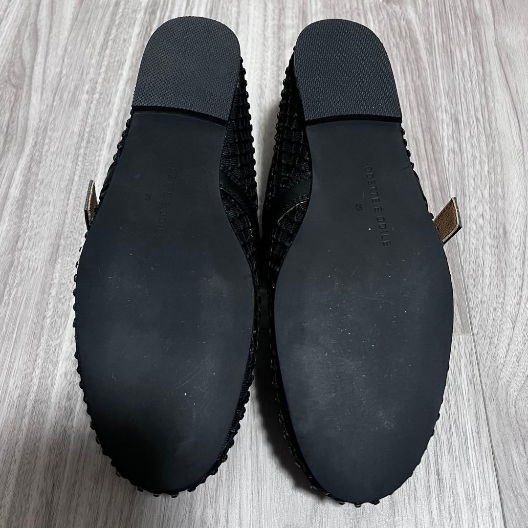 メリージェーンビジュー フラット10↑