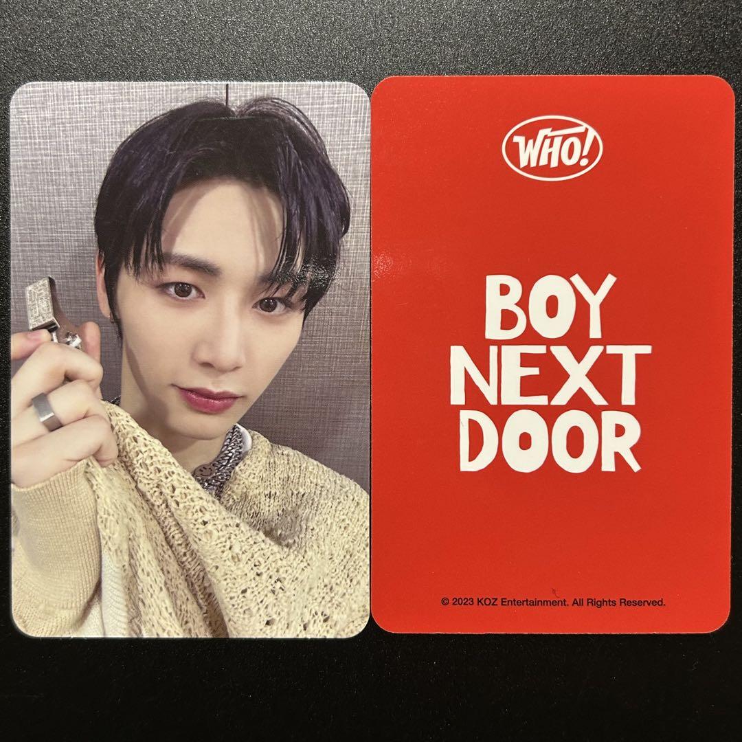 BOYNEXTDOOR 特典 トレカ SHOPEE who テサン - メルカリ