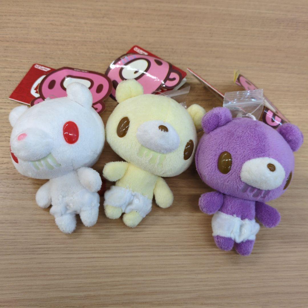 し*❌様 森チャックス　グルーミー　型ぬいぐるみキーホルダー3点セット