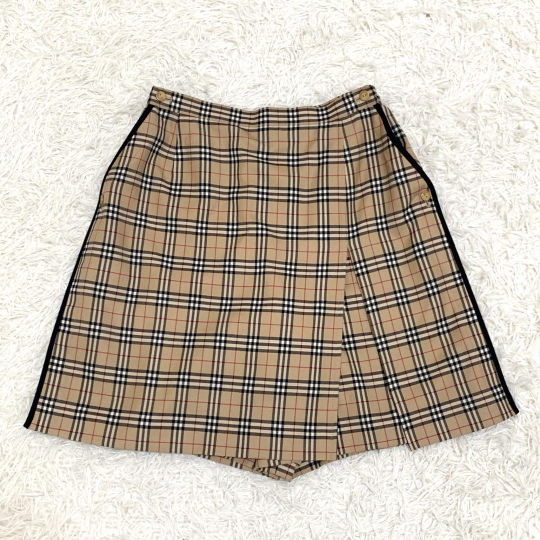 ✨2way BURBERRY GOLF バーバリー ノバチェック スカート 羊