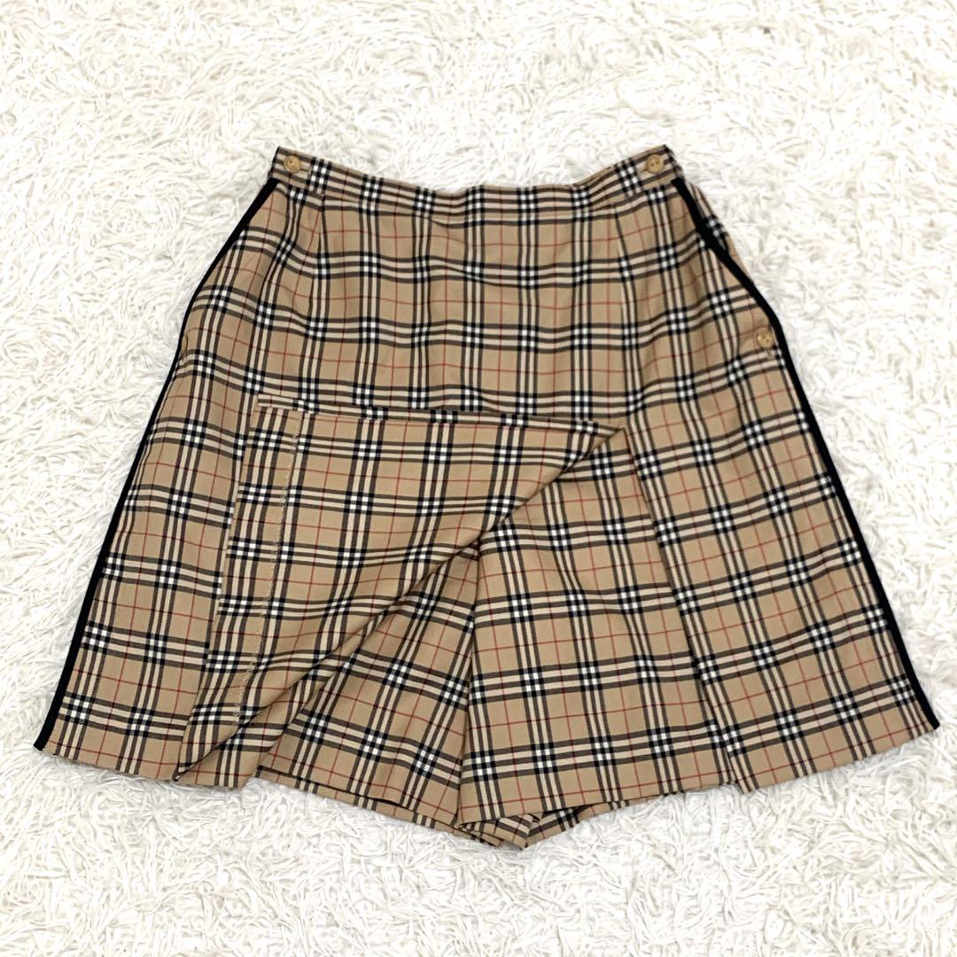 ✨2way BURBERRY GOLF バーバリー ノバチェック スカート 羊