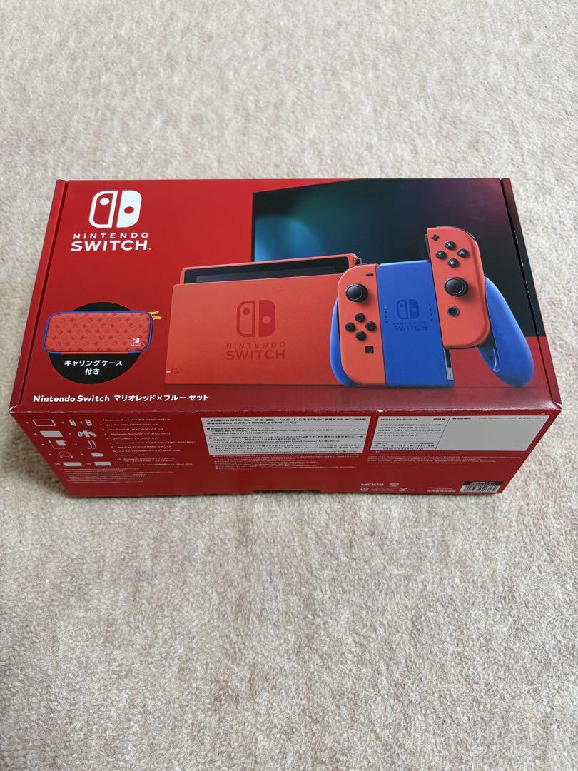 Nintendo Switch マリオレッド×ブルー　セット　キャリングケース付 Nintendo Switch マリオレッド×ブルー セット」が2月12日に発売