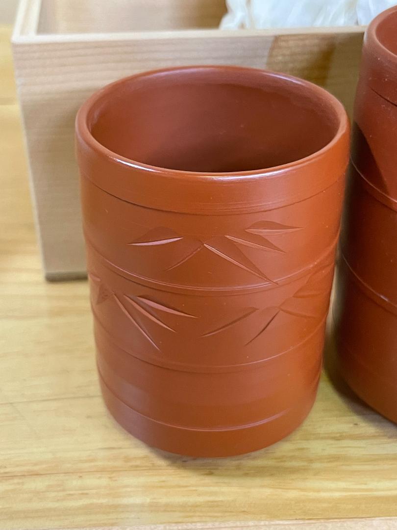 茶色の湯呑