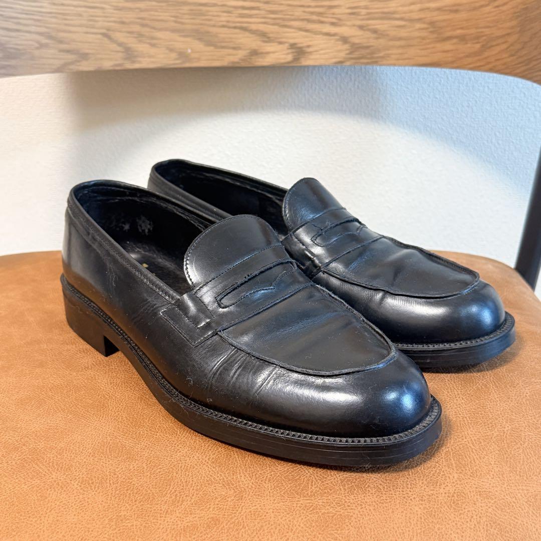 名品 26cm フランス製 KLEMAN ローファー 革靴 ソール良好