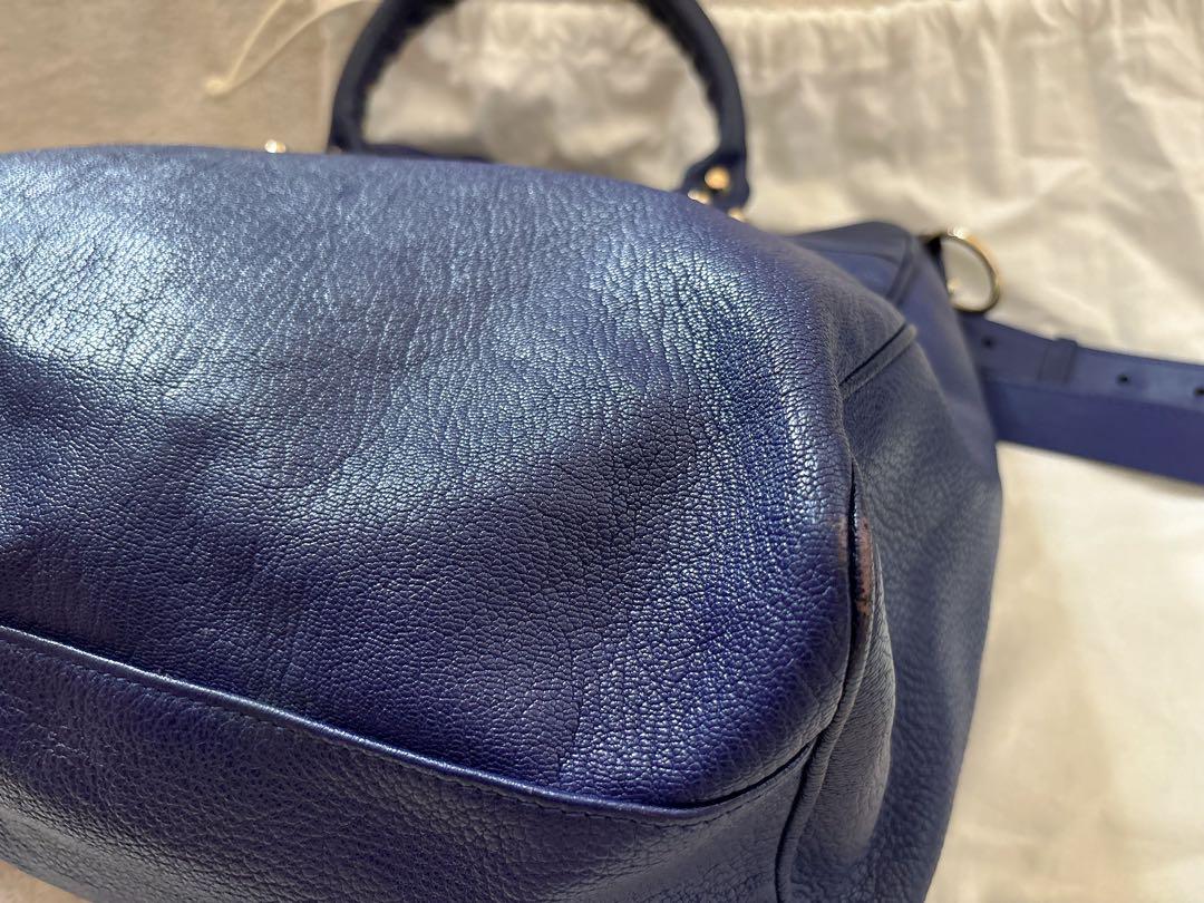 バレンシアガBALENCIAGA シティバッグ ネイビー