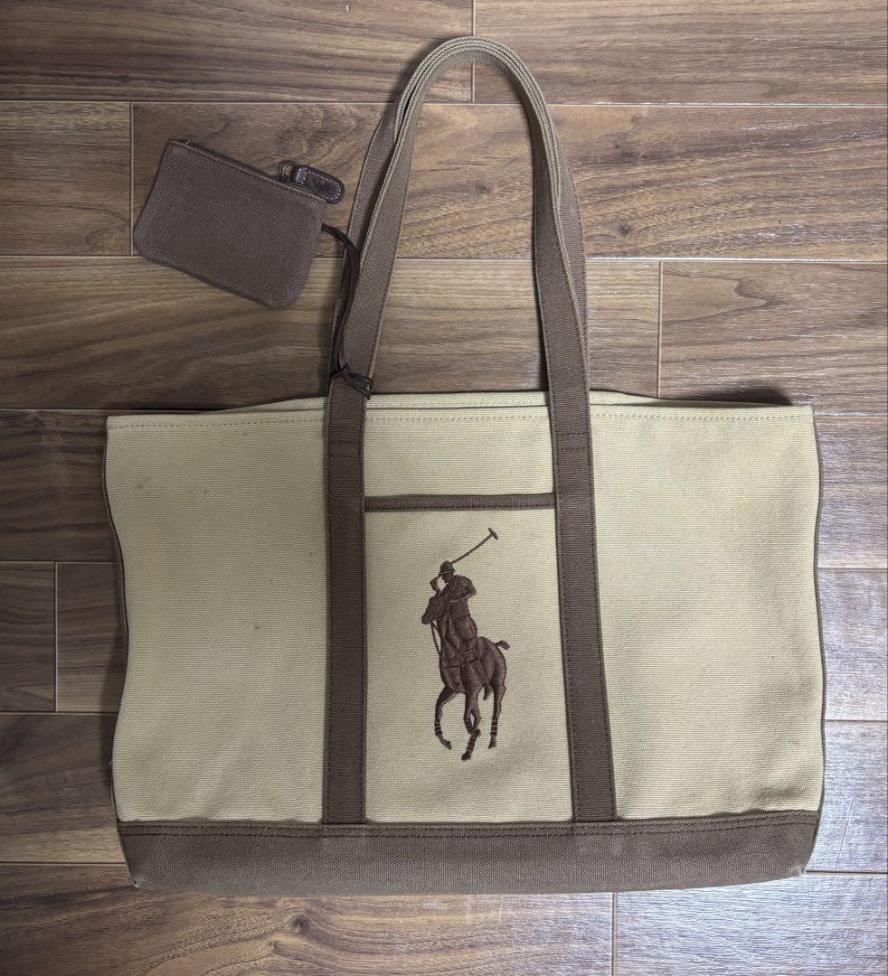 Ralph Lauren トートバッグ ベージュ/ブラウン