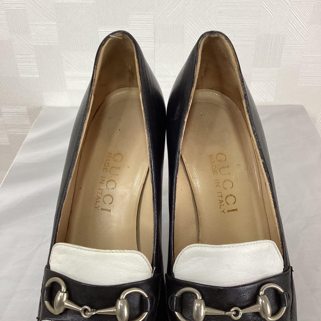 GUCCI グッチ ホースビット バイカラーパンプス - メルカリ