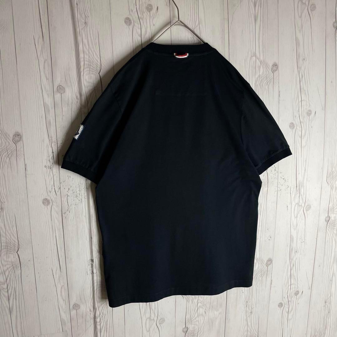 ✨モンクレール　ワッペン　Tシャツ 刺繍ネック サイズM トリコロール ✨モンクレール ワッペン Tシャツ 刺繍ネック サイズM