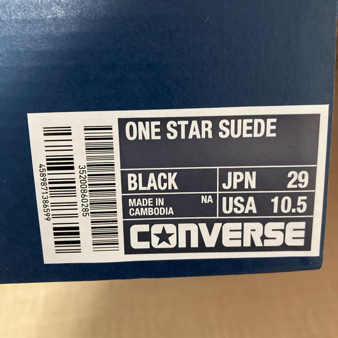 ワンスター　スエード　ブラック　29cm