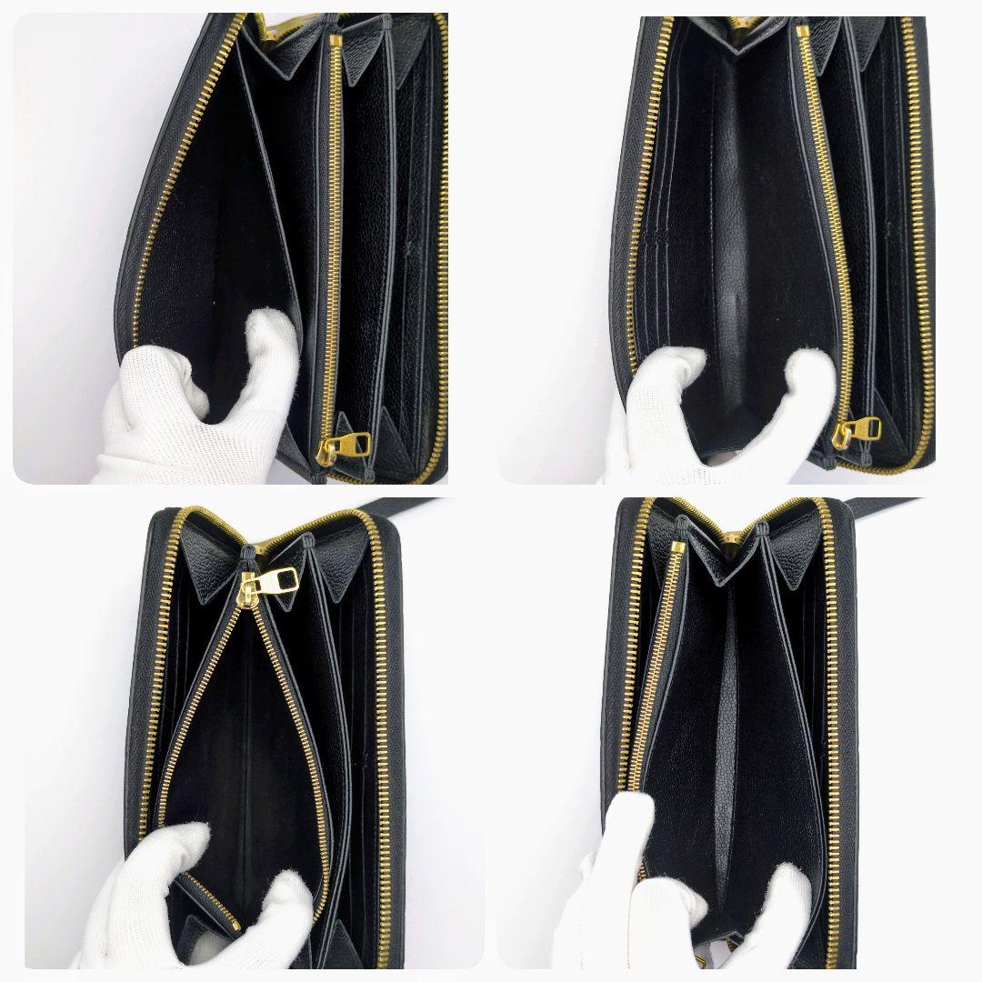 新型 美品✨ルイヴィトン 長財布 ジッピーウォレット アンプラント 黒