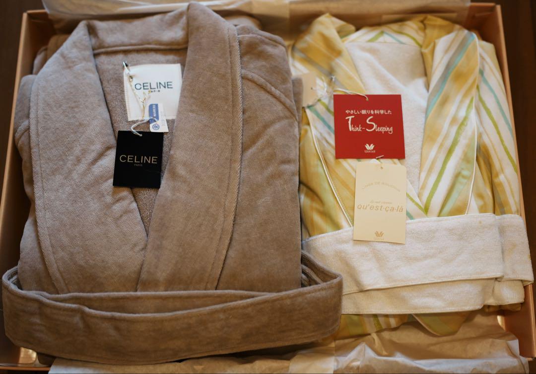【CELINE・Wacoal】ビンテージ品　バスローブ