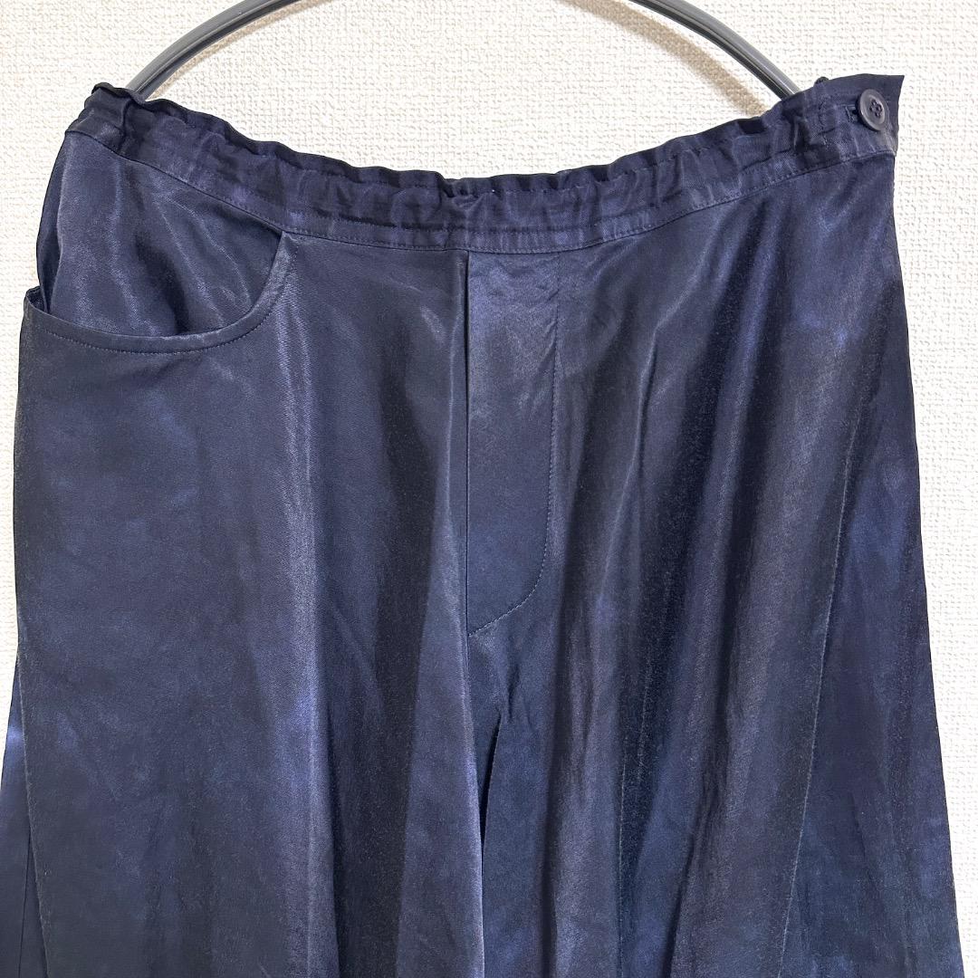 訳あり Y's 17SS リメイク風 変形サルエルパンツ (ネイビー/FREE)