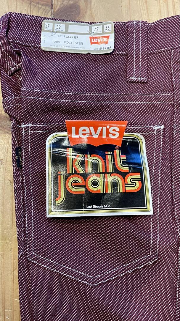 リーバイス Levi’s 70’s knit jeans 646 フレアパンツ