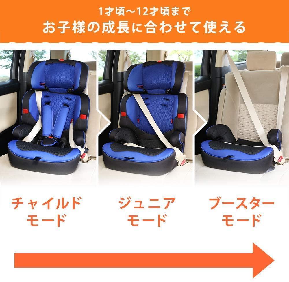 アイリスプラザ 5段階調整 ブラック 開封済 udFY5-m58117423612 チャイルドシート ジュニアシート 爆買い安い