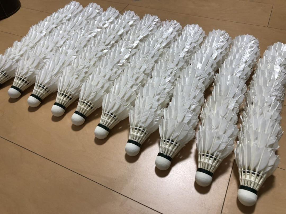 中古 バドミントン シャトル 120個 1箱 エアロセンサ 500 4