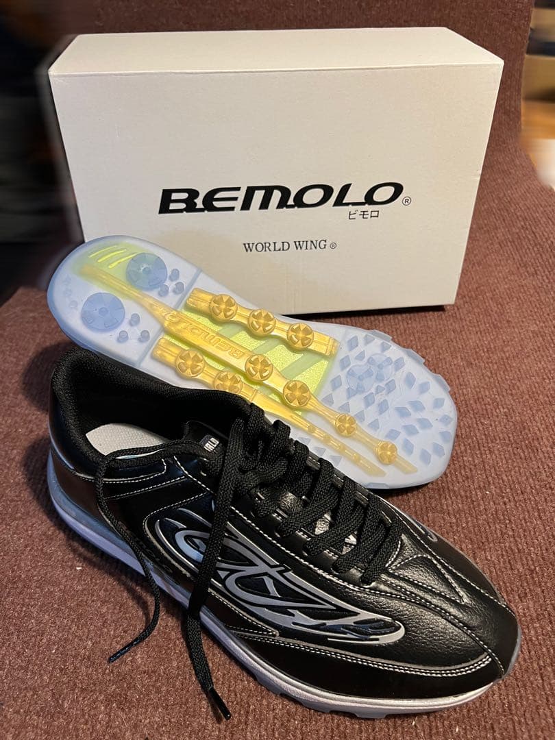 1週間 げ中 ビモロ ゴルフ BeMoLo GOLF流線型 ブラック27cm
