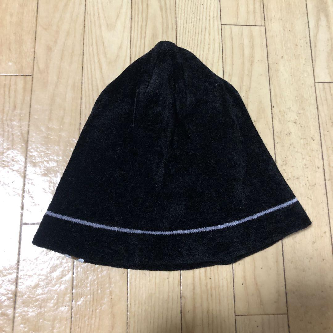 A BATHING APE ベロア ワッチキャップ 黒