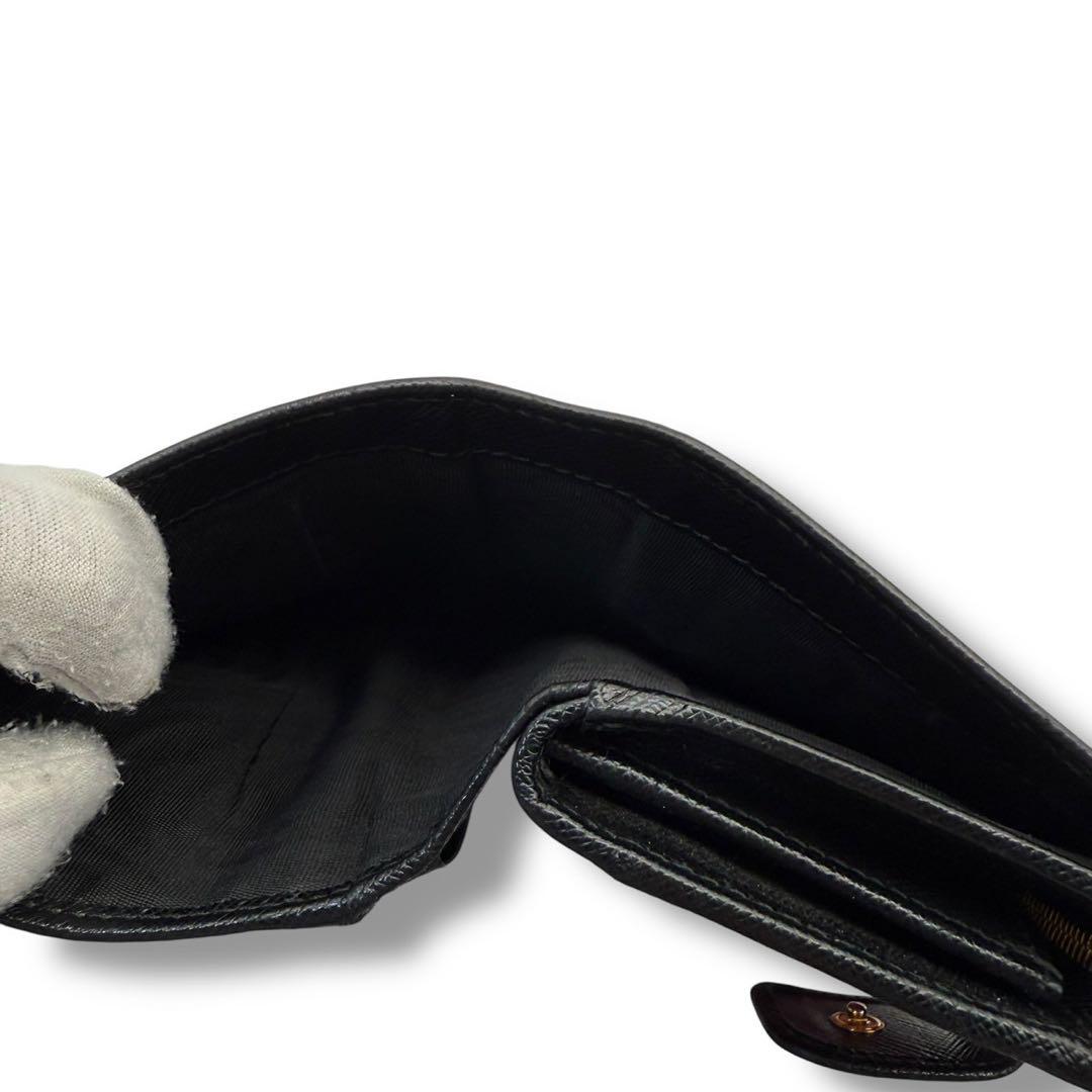 【極美品】PRADA 60 二つ折り財布 サフィアーノ Lジップ