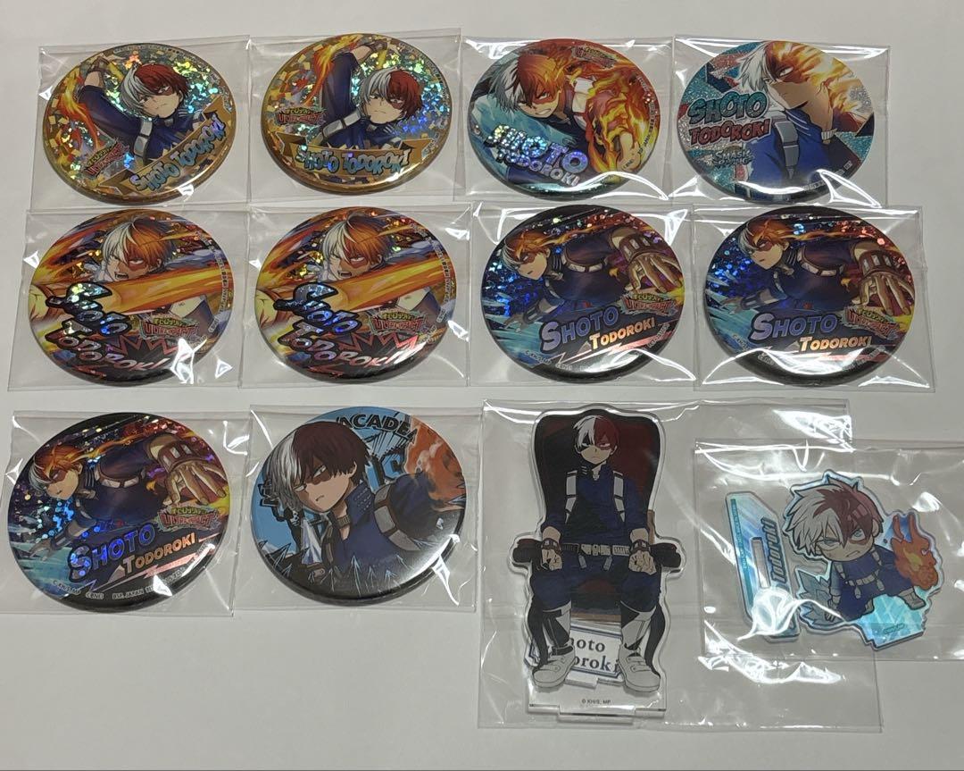 ヒロアカ 轟焦凍 アクスタ 缶バッジ まとめ売り - メルカリ