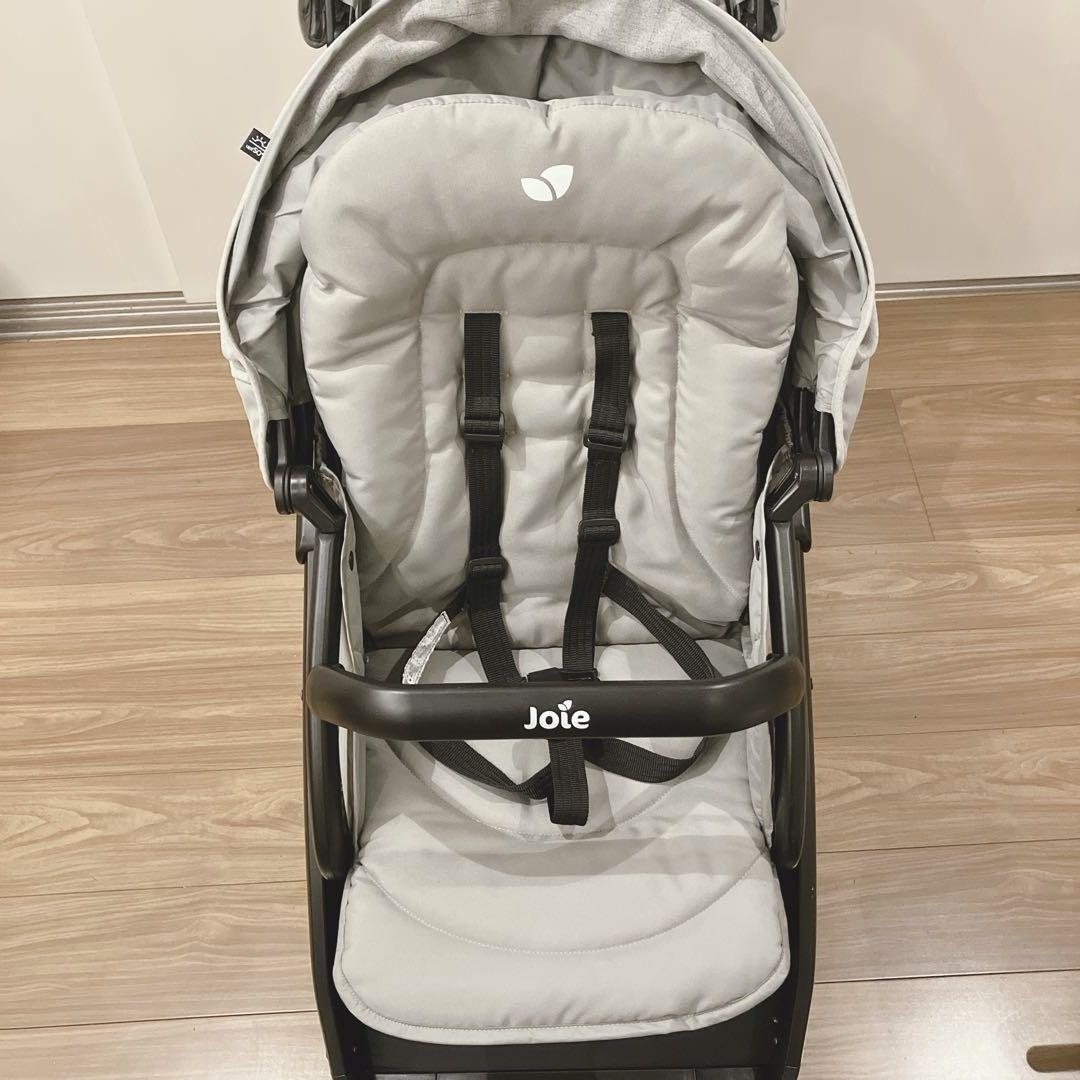 【美品】Joie 2人乗りベビーカー エヴァライトデュオ　グレー