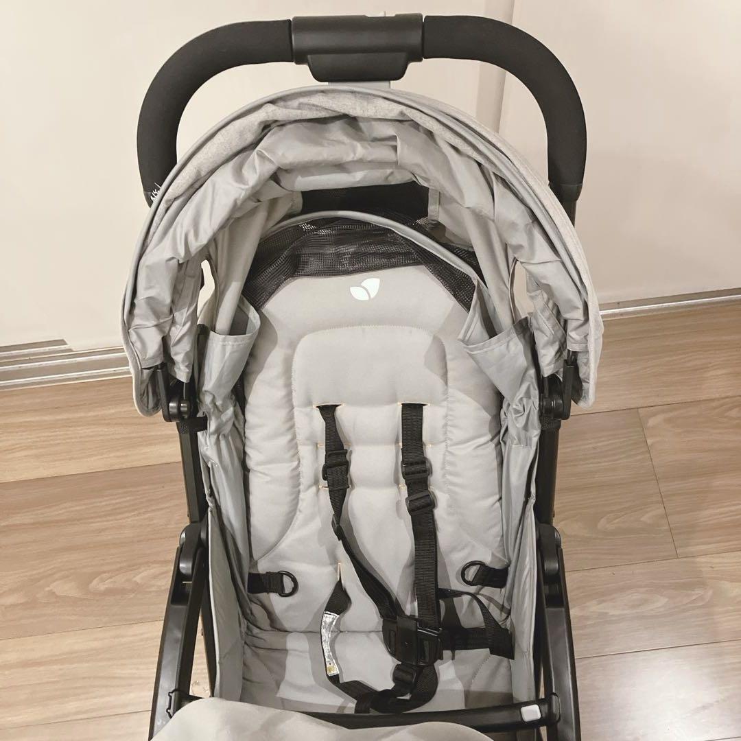 【美品】Joie 2人乗りベビーカー エヴァライトデュオ　グレー