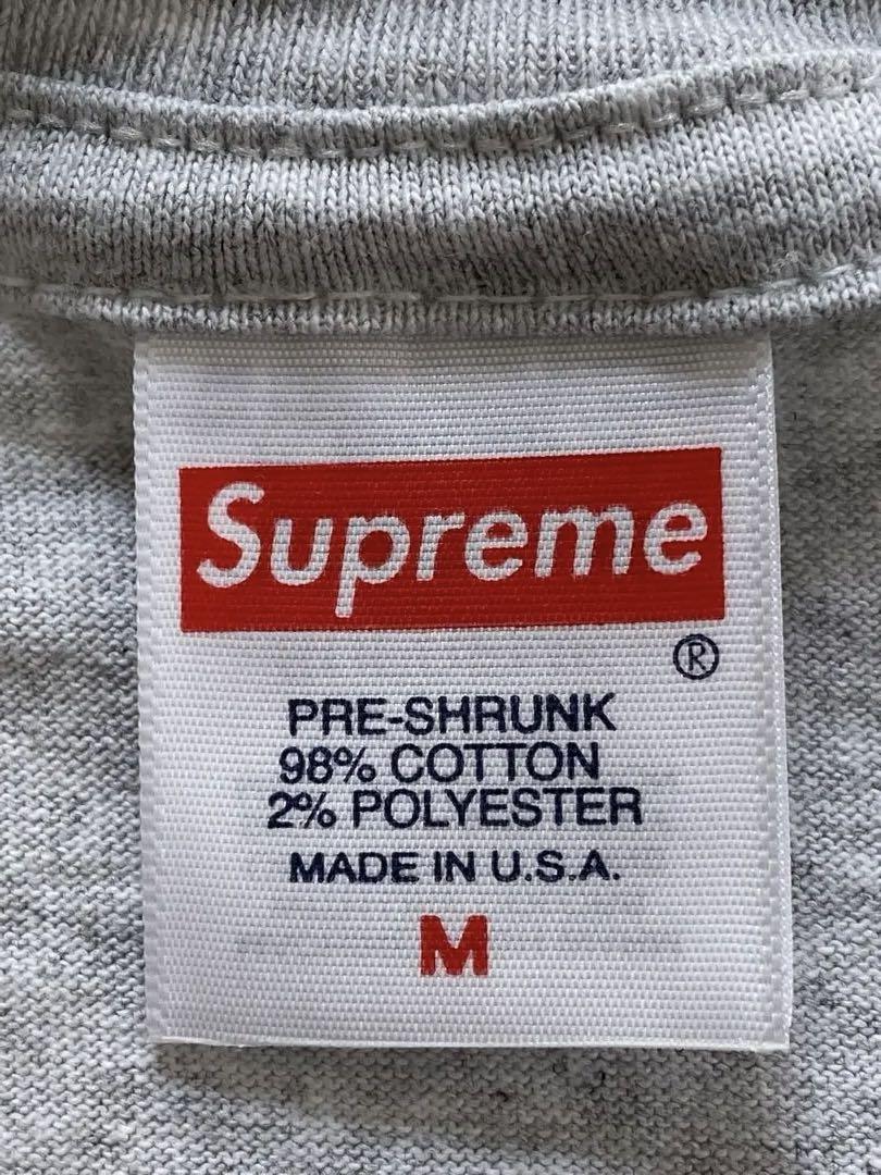 【美品】【レア】supreme Maradona Tee アッシュグレー Ｌ ◼️新品未使用◼️アッシュグレー◼️M◼️supreme◼️Maradona