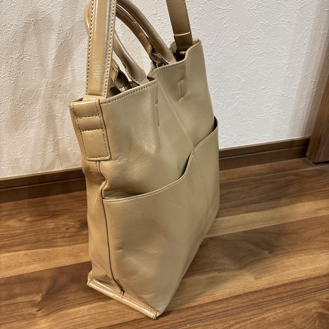 【美品】green label relaxing レザー 2way トートバッグ