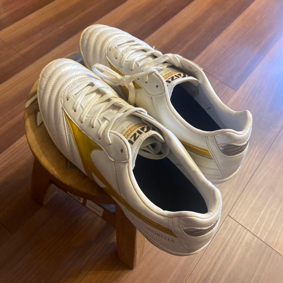希少/ white×gold ✳︎Mizuno Morelia tf 26.5 ✳︎ 希少/ white×gold ✳︎Mizuno Morelia tf 26.5 ✳︎