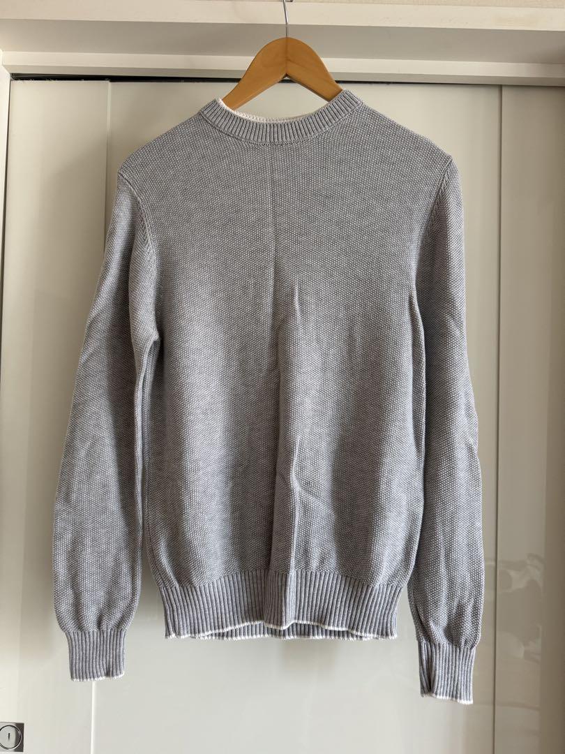 Cruciani クルーネックレイヤードニット サイズ　44