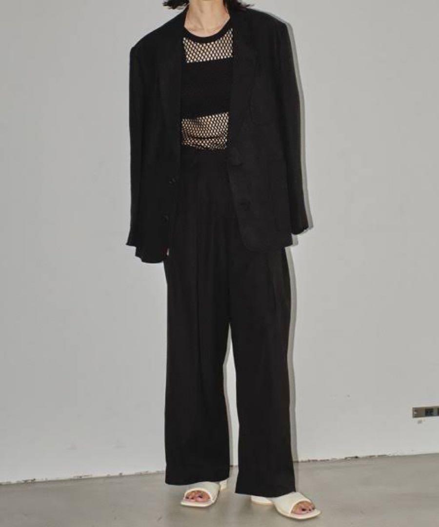 ジャケット・アウター Collarless Twill Jacket