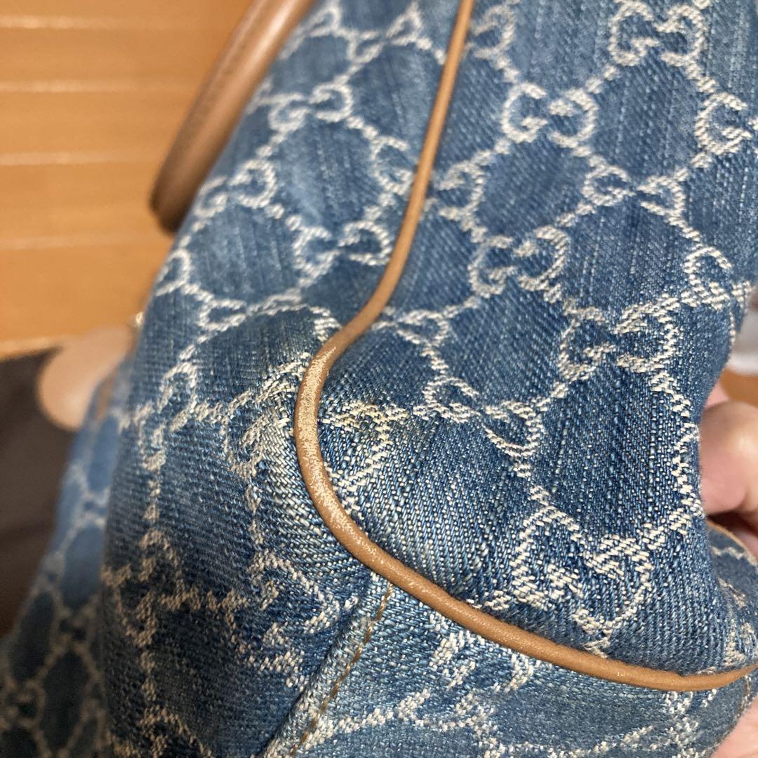 グッチ　GUCCI スーキー　デニム　ハンドバッグ