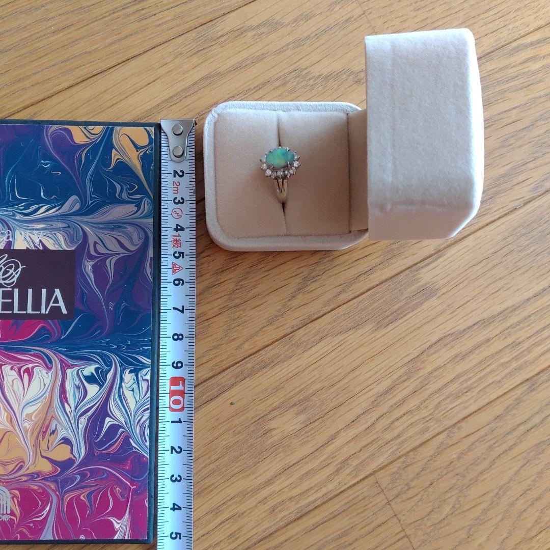 CAMELLIA ブラックオパール リング