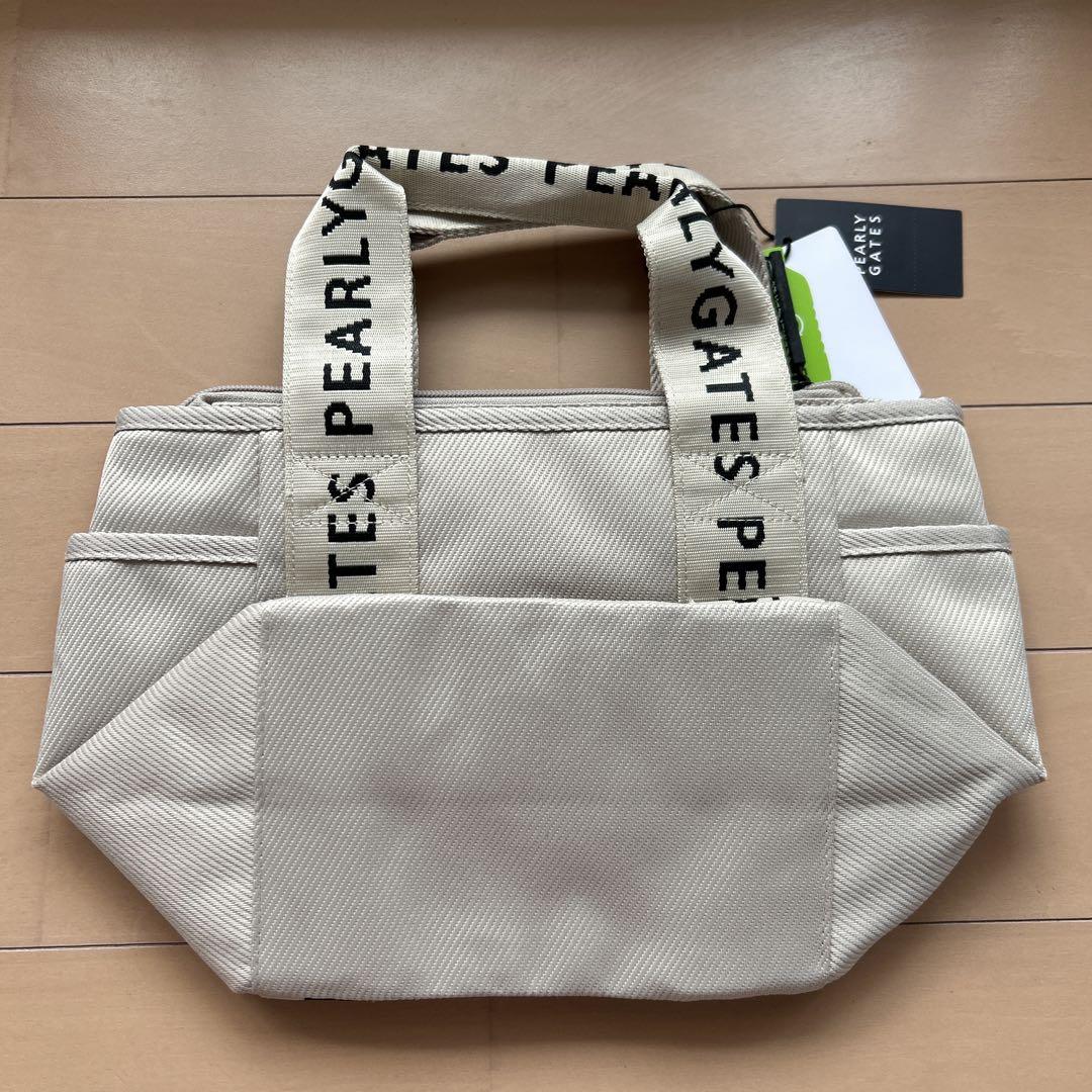 PEARLY GATES ロゴ入りキャンバスカートバッグ