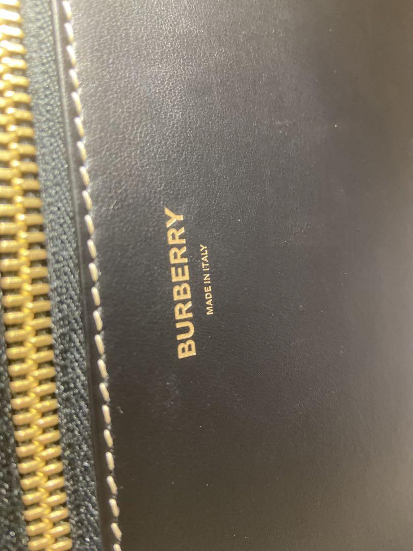 BURBERRY バーバリー モノグラム キャンバス トートバッグ ブラック 黒
