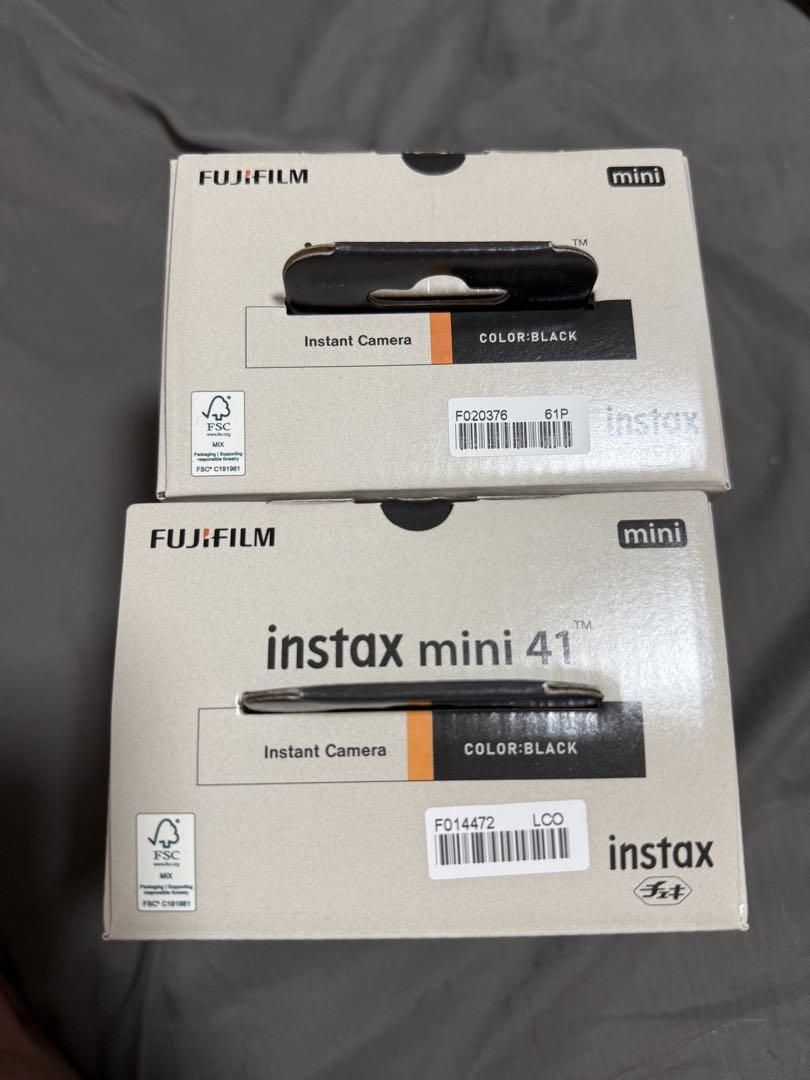 instax mini 41 インスタントカメラ ブラック2台