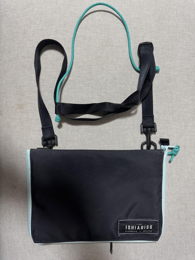 ISHIARISU”TOPO BAG PRO”ぶらっく×えめらるど