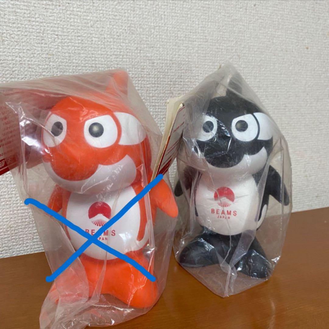 【新品未開封】 名古屋グランパス × BEAMSJAPAN グランパスくんソフビ 専用出品 黒1 名古屋グランパス × BEAMSJAPAN グランパスくん