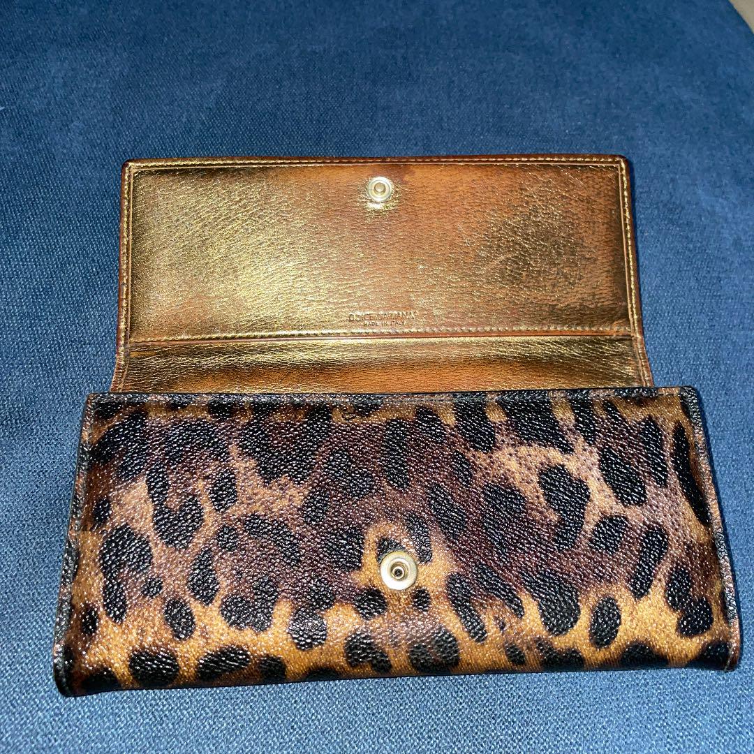 国産爆買い DOLCE&GABBANA ドルガバ レオパード dDMZU-m58141078653 長財布 ヒョウ柄 安い高評価