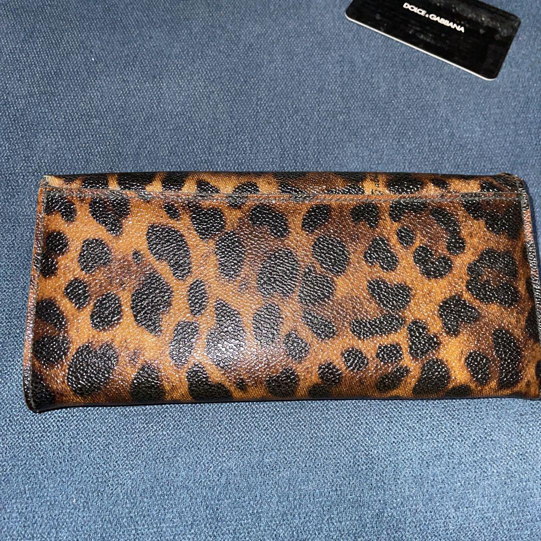 国産爆買い DOLCE&GABBANA ドルガバ レオパード dDMZU-m58141078653 長財布 ヒョウ柄 安い高評価