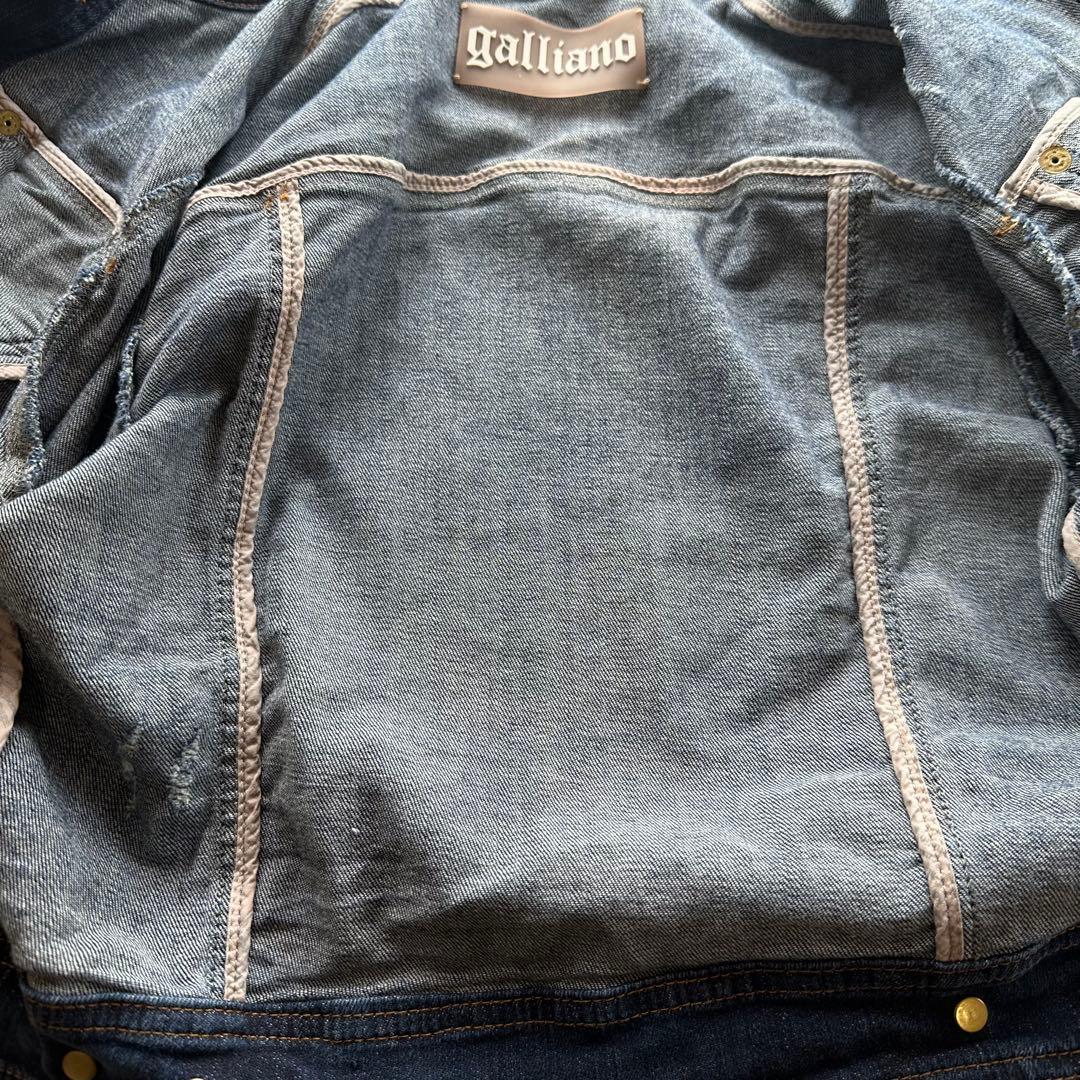 galliano ガリアーノ デニムジャケット galliano ガリアーノ デニムジャケット