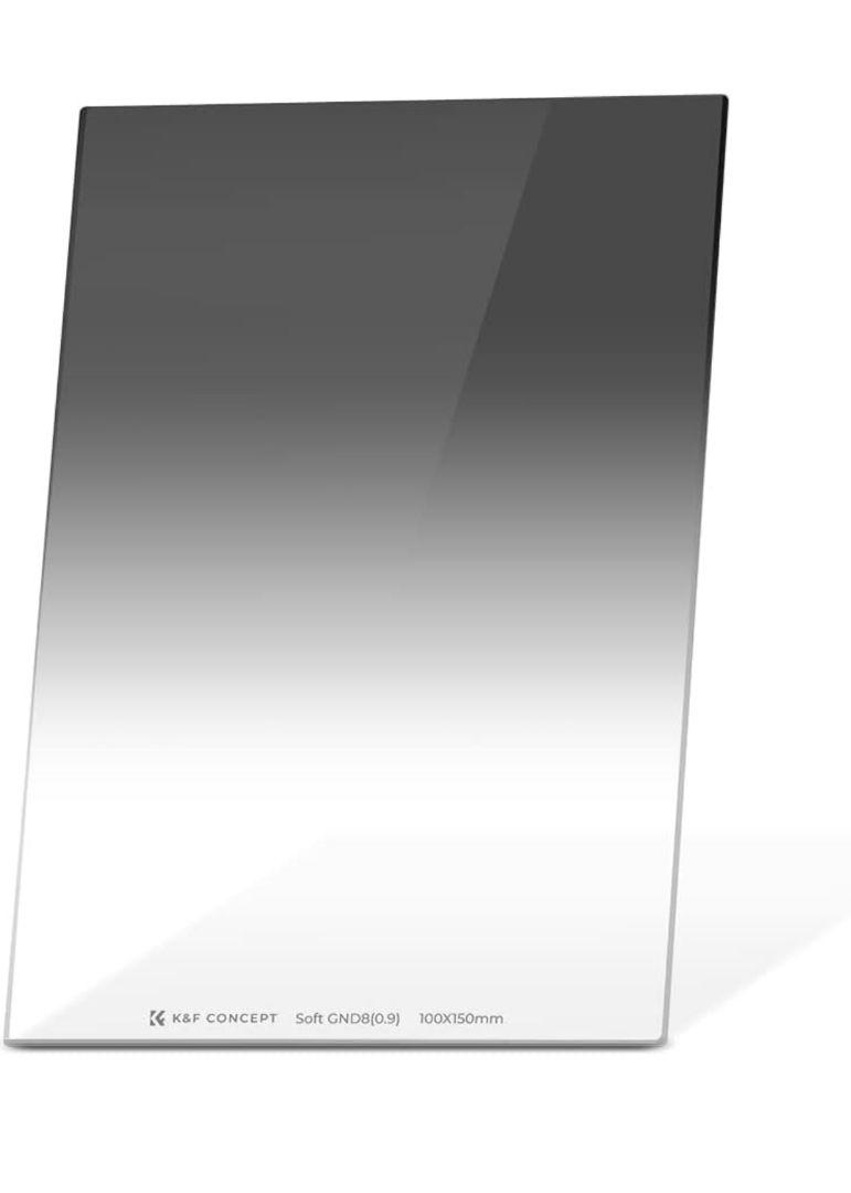 K&F ハーフND 角型フィルター GND8 ソフト減光 100×150