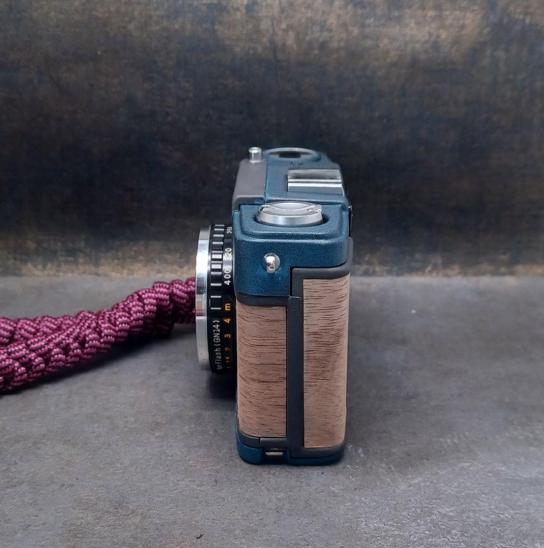 【１点物フィルムカメラ】　OLYMPUS　PEN EE 3 木の皮リメイク