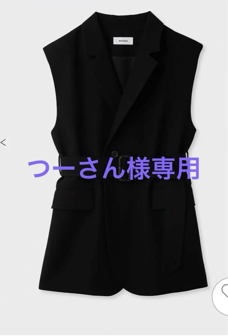 MIESROHE テーラードジャケットベスト MIESROHE - テーラードジャケットベスト / 防シワ | LA FEMME