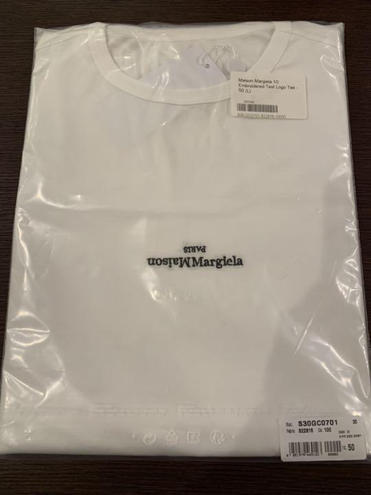 人気SALE新作 Maison Margiela LOGO TEE メゾンマルジェラ Tシャツ Bx3z1-m58148194358 国産NEW