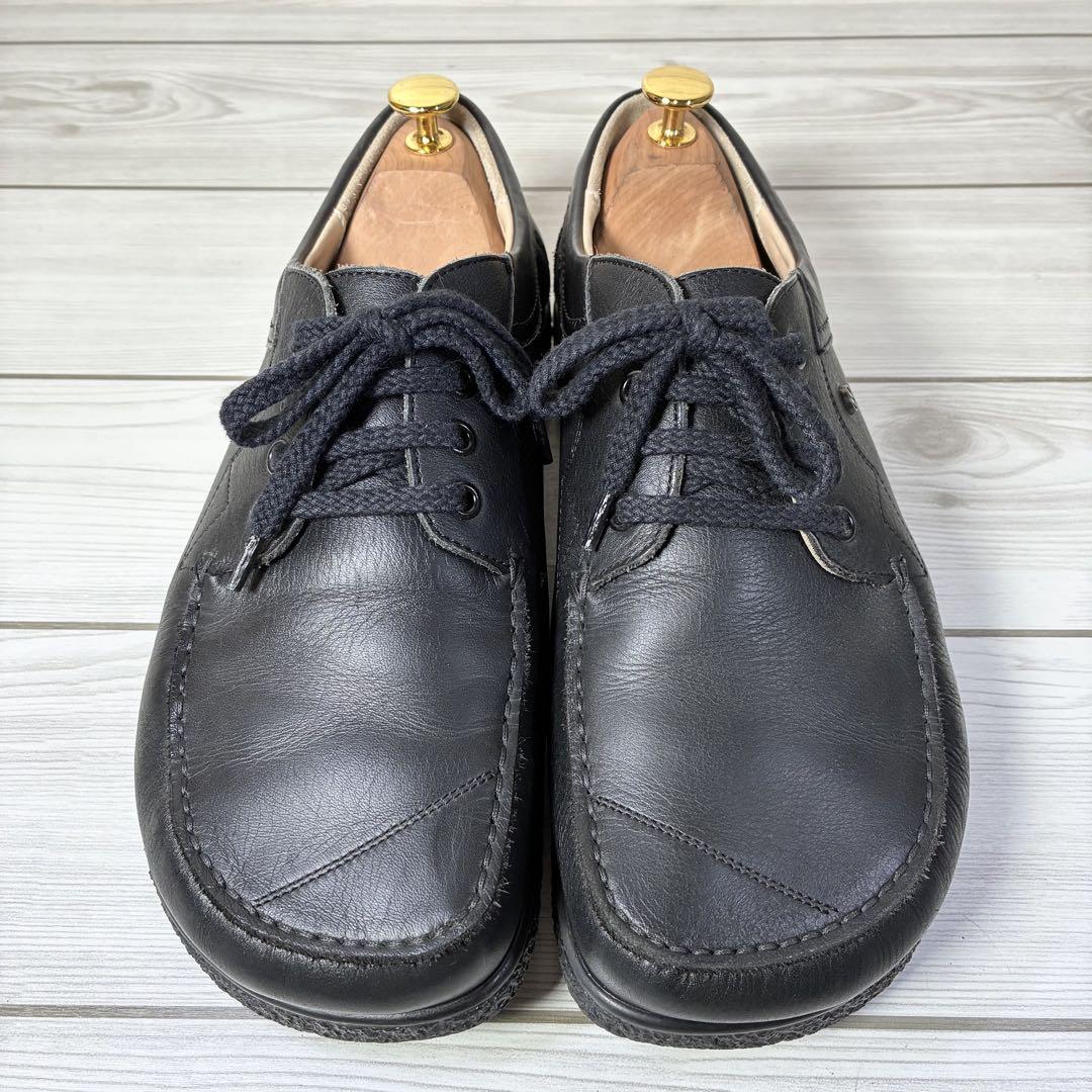 1241【美品】jacoform ヤコフォーム オンフォート レザー 黒 ８