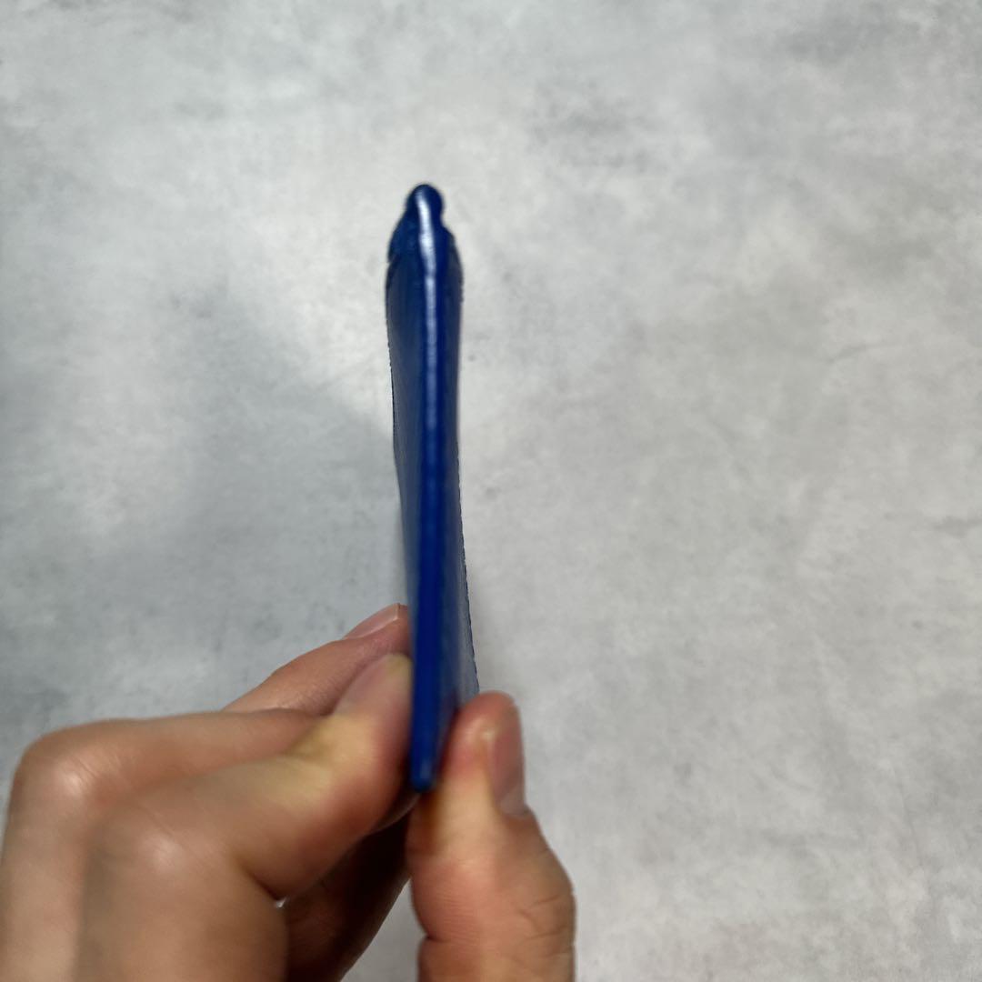 レザー ブルー