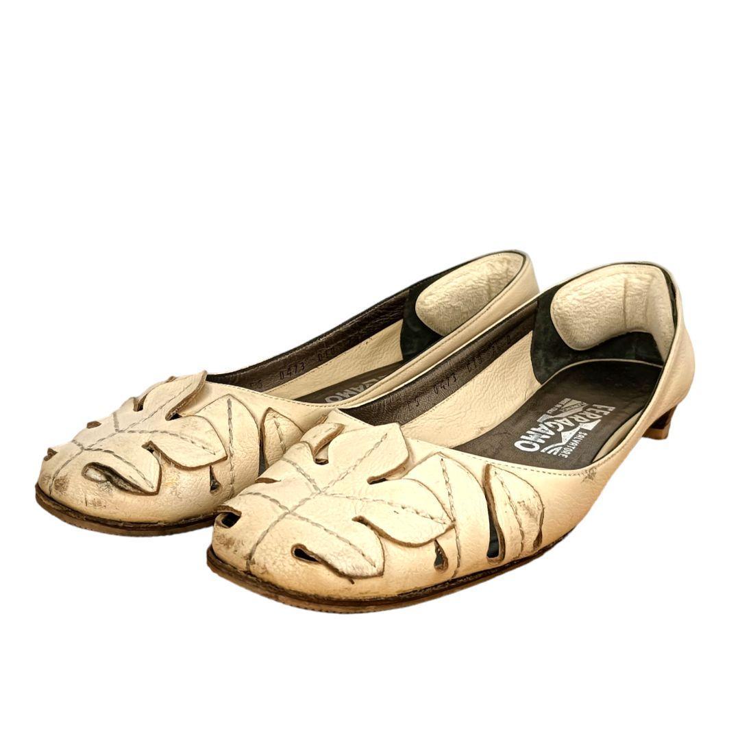 サルヴァトーレ フェラガモ FERRAGAMO パンプス スリッポン 24.5